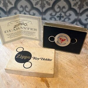 RARE FIND- Vintage Zippo Lighter Key Holder Advertising Canto Tool Corporation